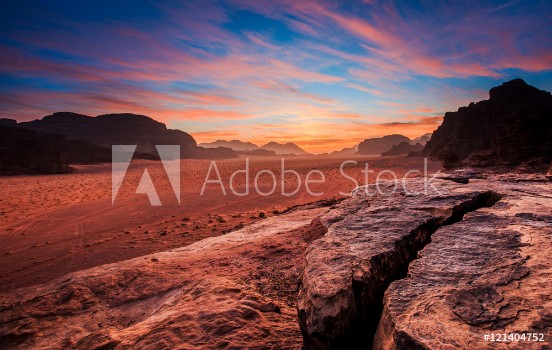 Picture of Wadi Rum desert landscapeJordan